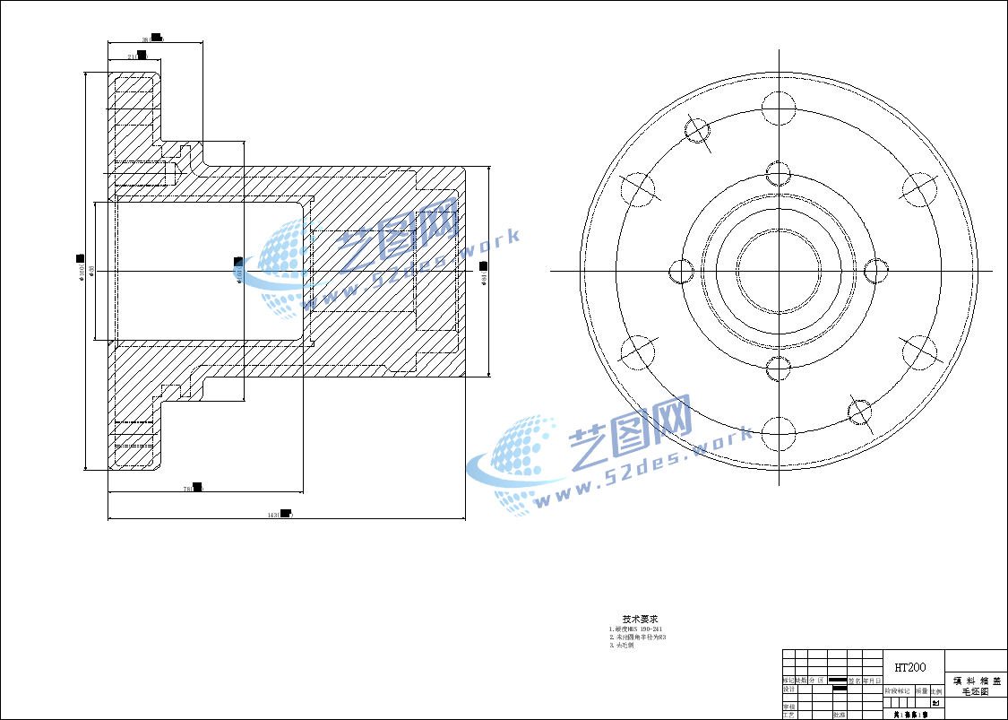 填料箱盖钻4-M10螺纹底孔机械夹具设计详解